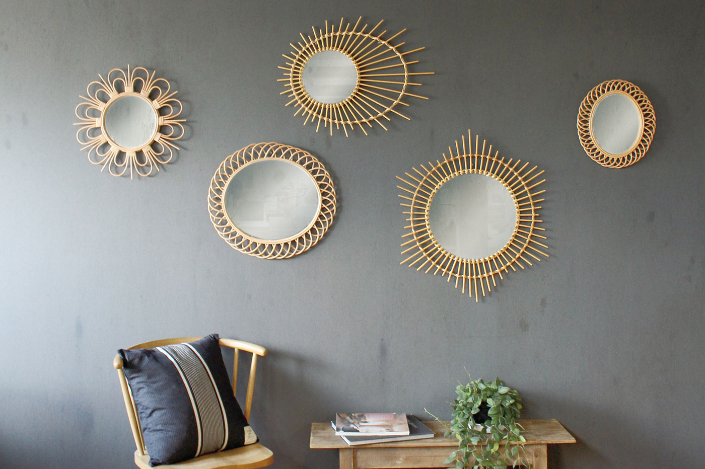 ロッタ ラタン ミラー