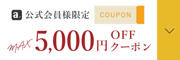 最大5,000円OFFクーポン