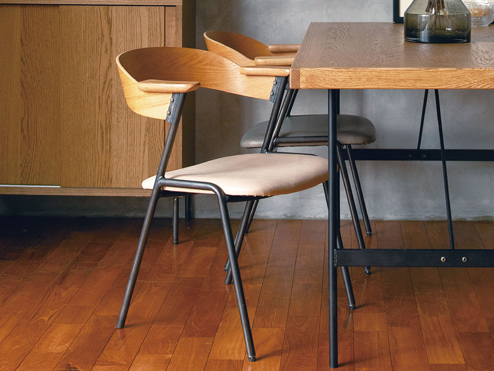 【専用です】アデペシュ　チェア　廃盤　② a.depeche アデペシュ ウッドキャスターチェア アームチェア