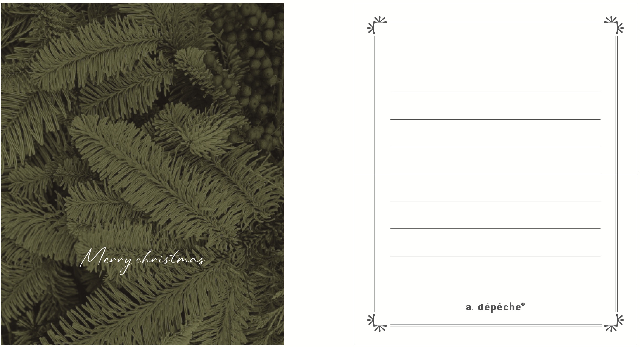 期間限定 クリスマスメッセージカード